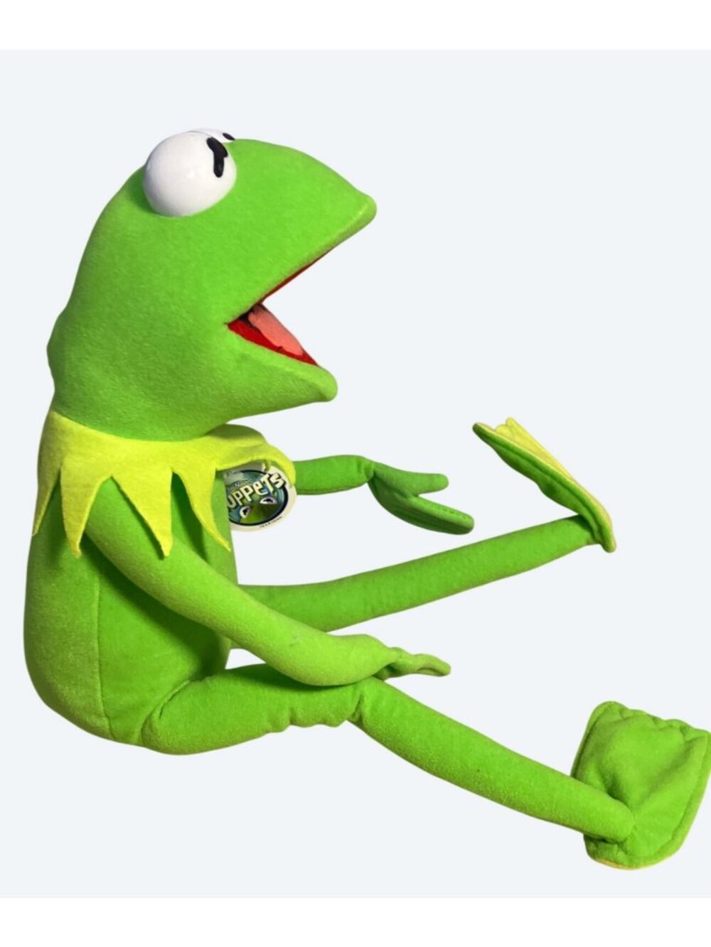 Jim Hensons Muppets Kermit The Frog Plush Doll 16" Synthetic Fibers - Picture 3 of 14